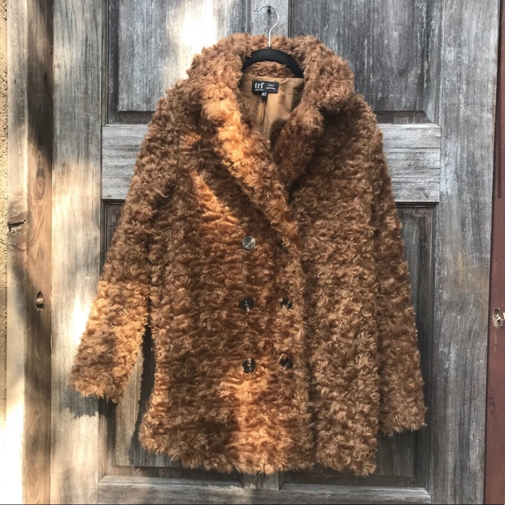 Faux fur coat